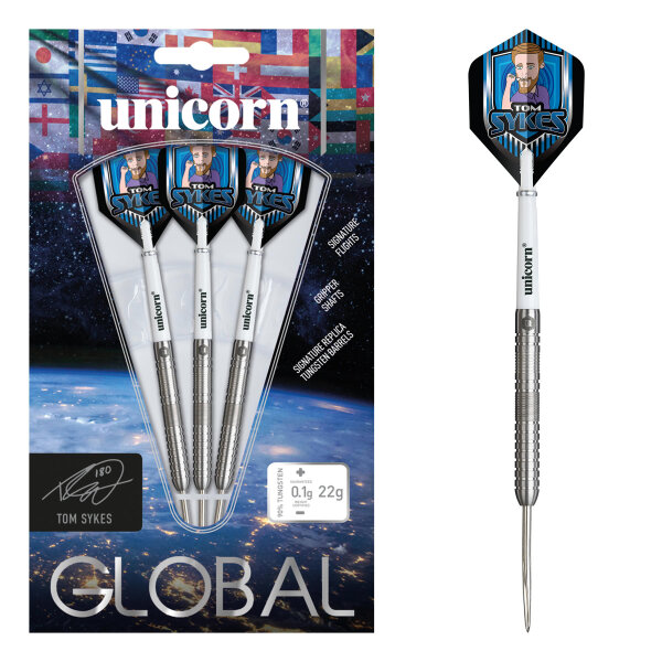 Unicorn Global Tom Sykes 22g Steel Tip 90% Tungsten - 22g -- 1 Satz