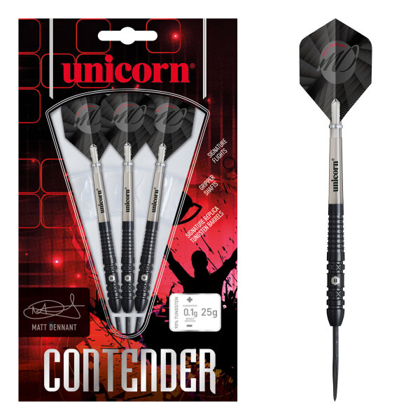 Unicorn Contender Matt Dennant 25g Steel Tip 90% Tungsten - 25g -- 1 Satz