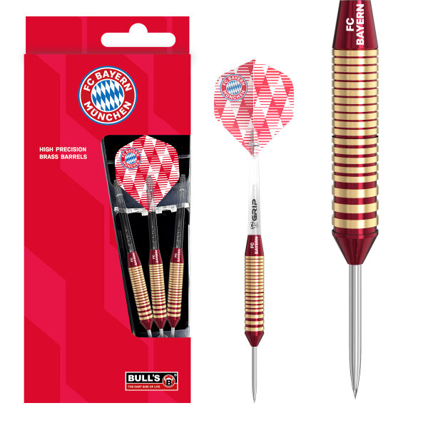 BULLS FC Bayern München Brass Steel Dart - 21g -- 1 Satz