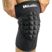 MUELLER Shokk Kniepolster paarweise in schwarz -- 1 Paar