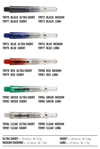 Unicorn Gripper 4 Elements Two Tone Shaft -- 1 Satz