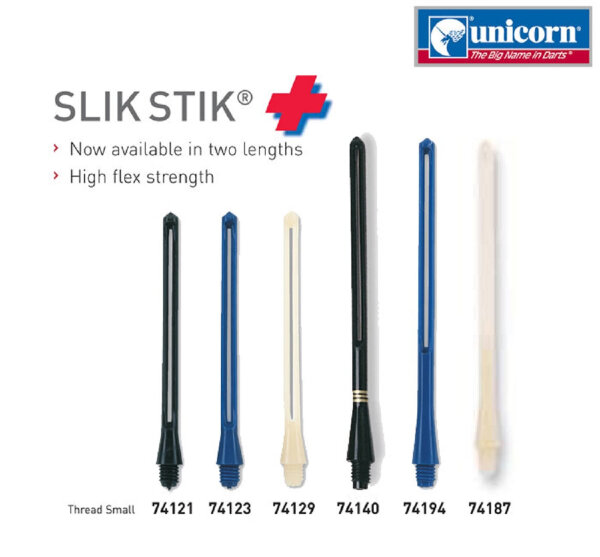 Unicorn SlickStick Plus Schaft - s/blau -- 1 Satz