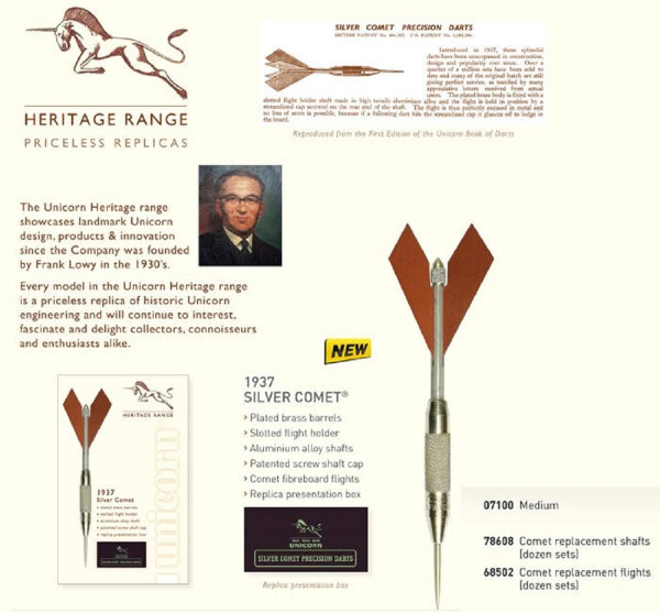 Unicorn Silver Comet Flights -- 1 Satz