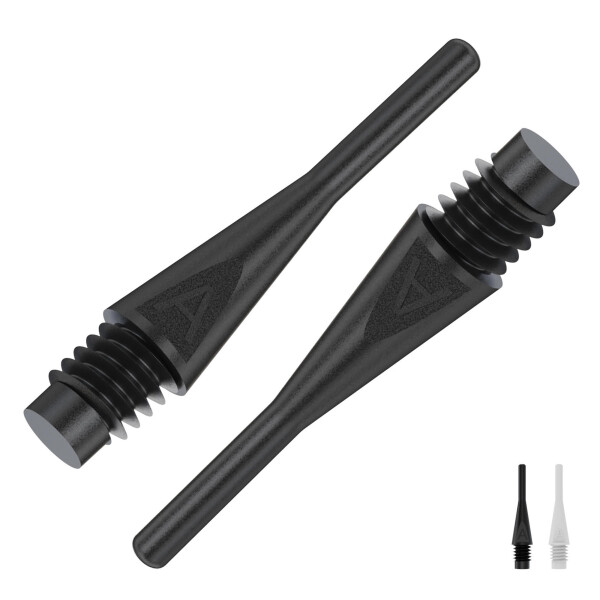 BULLS AXX Soft Tips Short 6mm(2BA) - schwarz -- 1 Stck