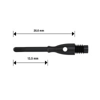 BULLS Mega Point Tips Long 6mm(2BA) - 100/schw. -- 1 Stck