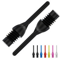 BULLS Ball Point Soft Tips 6mm(2BA)& 8mm(1/4BSF) - 100/schw. -- 1 Stck