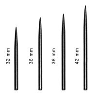 BULLS Dart Point Black - 38 mm -- 1 Satz