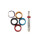 BULLS Shaft Aluminiumring - silber -- 1 Satz