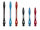 BULLS Split Aluminium Shaft -- 1 Satz