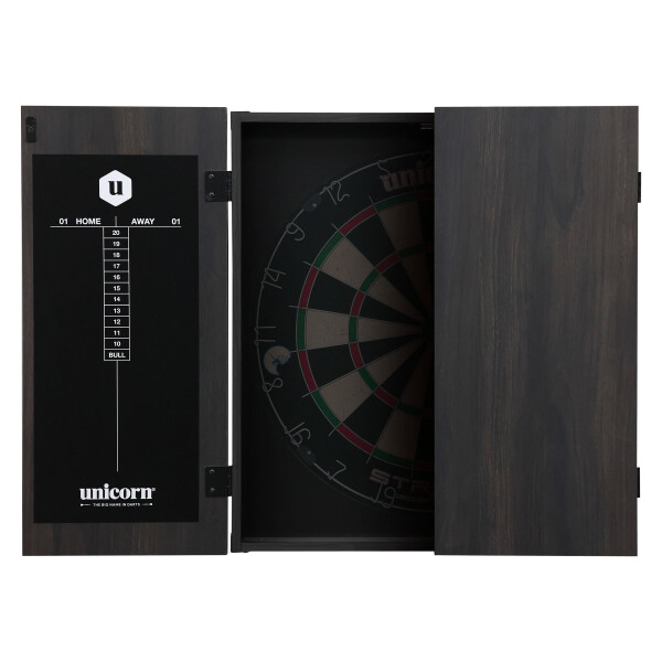 Unicorn Maestro Black Dartboard Cabinet -- 1 Stck
