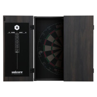 Unicorn Maestro Black Dartboard Cabinet -- 1 Stck