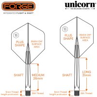 Unicorn Forge Two Tone Clear Yellow -- 1 Satz