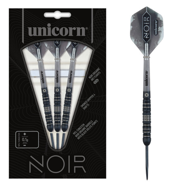 Unicorn Noir Style 4 Tungsten Steel Darts - 21g -- 1 Satz