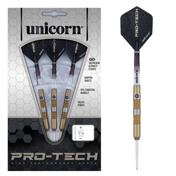 Unicorn Pro-Tech Style 6 Steel Darts - 23g -- 1 Satz