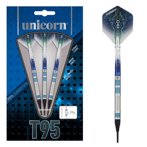 Unicorn Core XL T95 Soft Darts -- 1 Satz