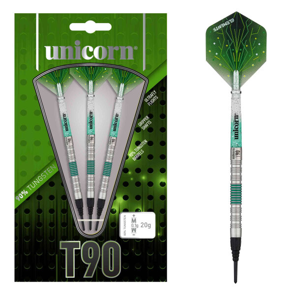 Unicorn Core XL T90 Soft Darts -- 1 Satz