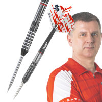 BULLS Krzysztof Ratajski Generation 2 Black Edition Steel Dart -- 1 Satz