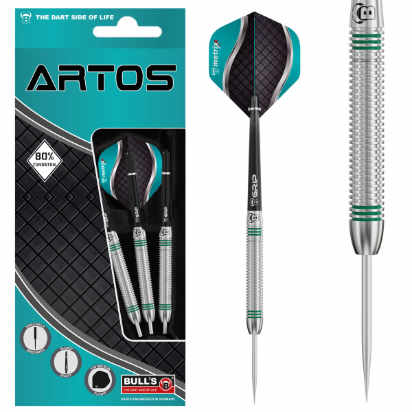 BULLS Artos AR1 Steeldart, Mint 80% Tungsten - 22g -- 1 Satz