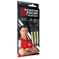 BULLS Krzysztof Ratajski Brass Gold Steel Dart - 24g -- 1 Satz