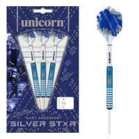 Unicorn Silver Star Blue Gary Anderson Steel Darts -- 1 Satz