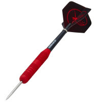 Unicorn Core Plus Rubberised Red Steel Darts -- 1 Satz