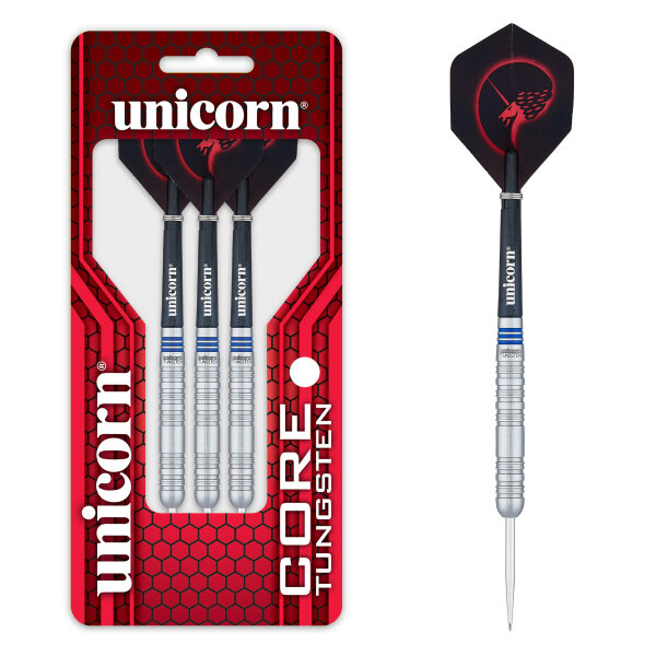 Unicorn Core Tungsten Style 1 Steel Darts - 22g -- 1 Satz