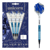 Unicorn Silver Star Blue Gary Anderson Soft Darts -- 1 Satz