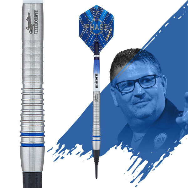 Unicorn Phase 6 World Champion Gary Anderson Soft Dart Presentation Box -- 1 Satz