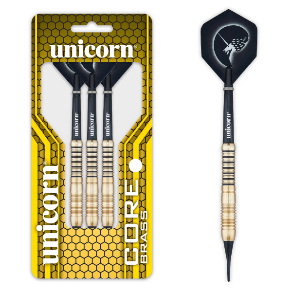Unicorn Core Brass Soft Darts -- 1 Satz
