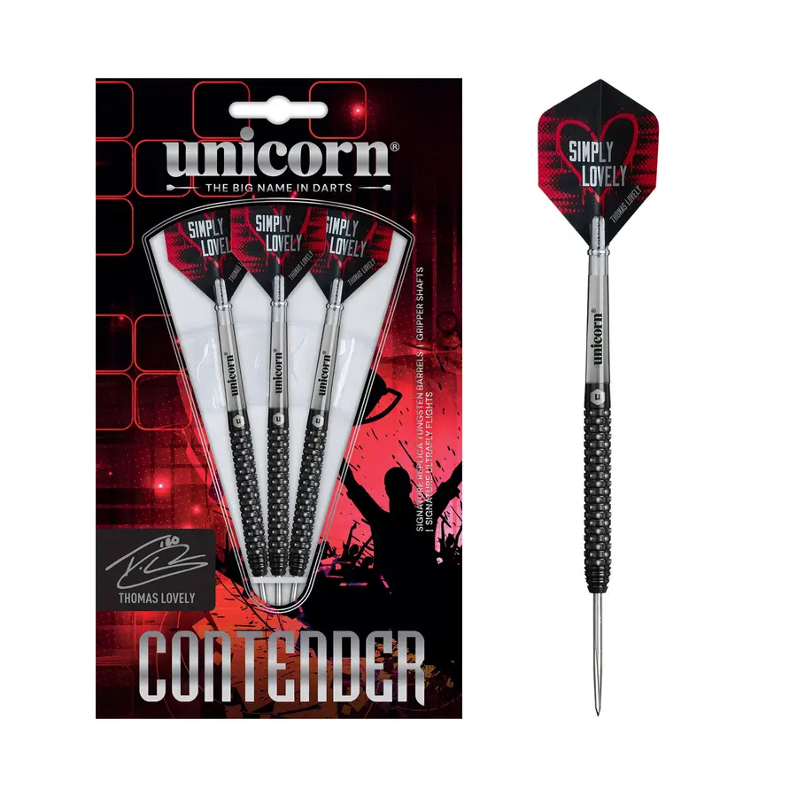 Unicorn Contender Thomas Lovely Steel Dart - 23g -- 1 Satz