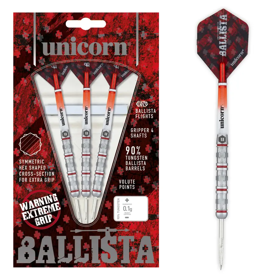 Unicorn Ballista Style 4 Tungsten Steel Darts - 21g -- 1 Satz