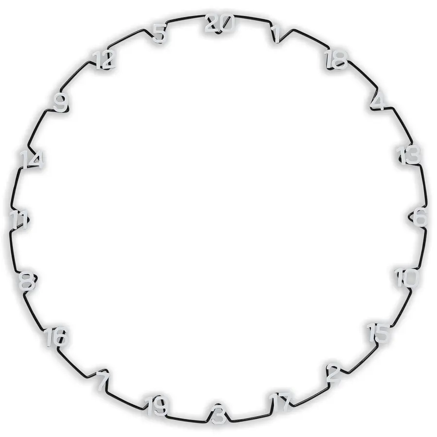 Unicorn Horizontal Number Ring -- 1 Stck