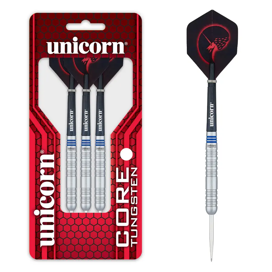Unicorn Core Tungsten Style 1 Steel Darts - 24g -- 1 Satz
