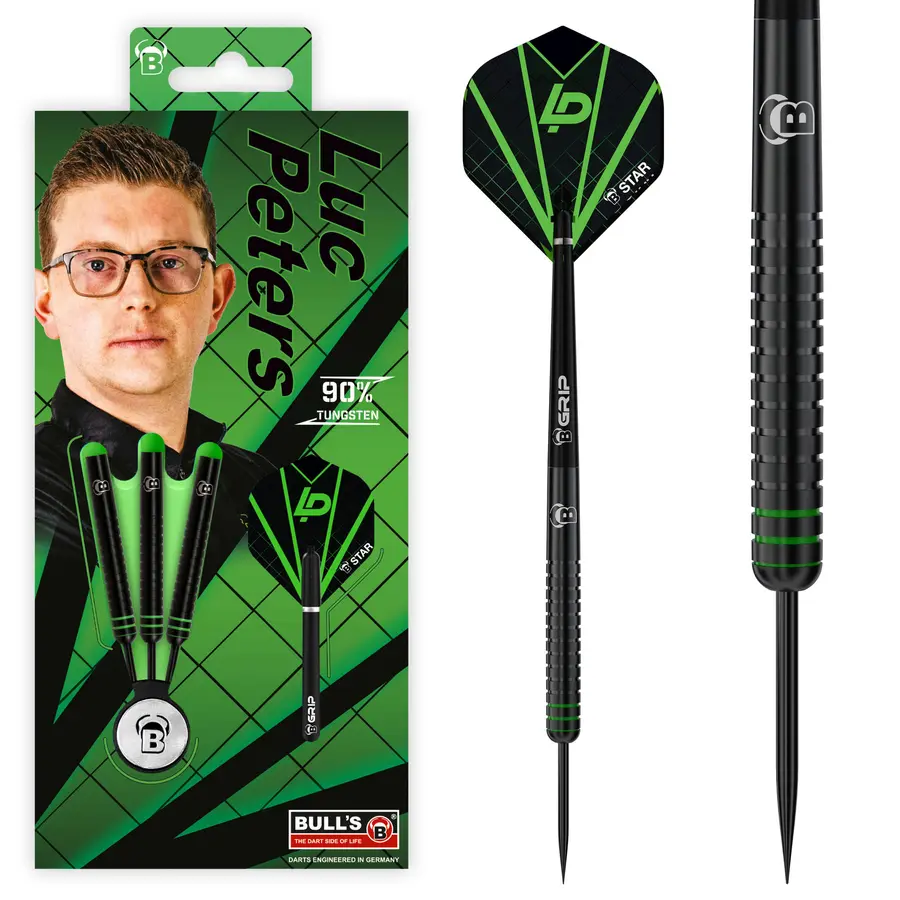 BULL'S Luc Peters Steel Dart - 22g -- 1 Satz