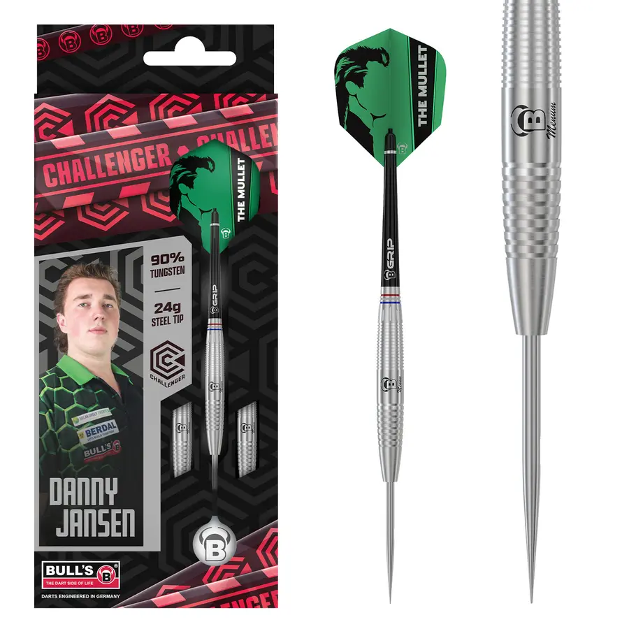 BULL'S Challenger Steeldart D.Jansen - 26g -- 1 Satz