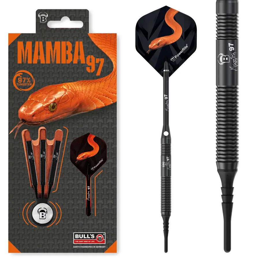 BULL'S Mamba 97 M1 Soft Dart - 22g -- 1 Satz