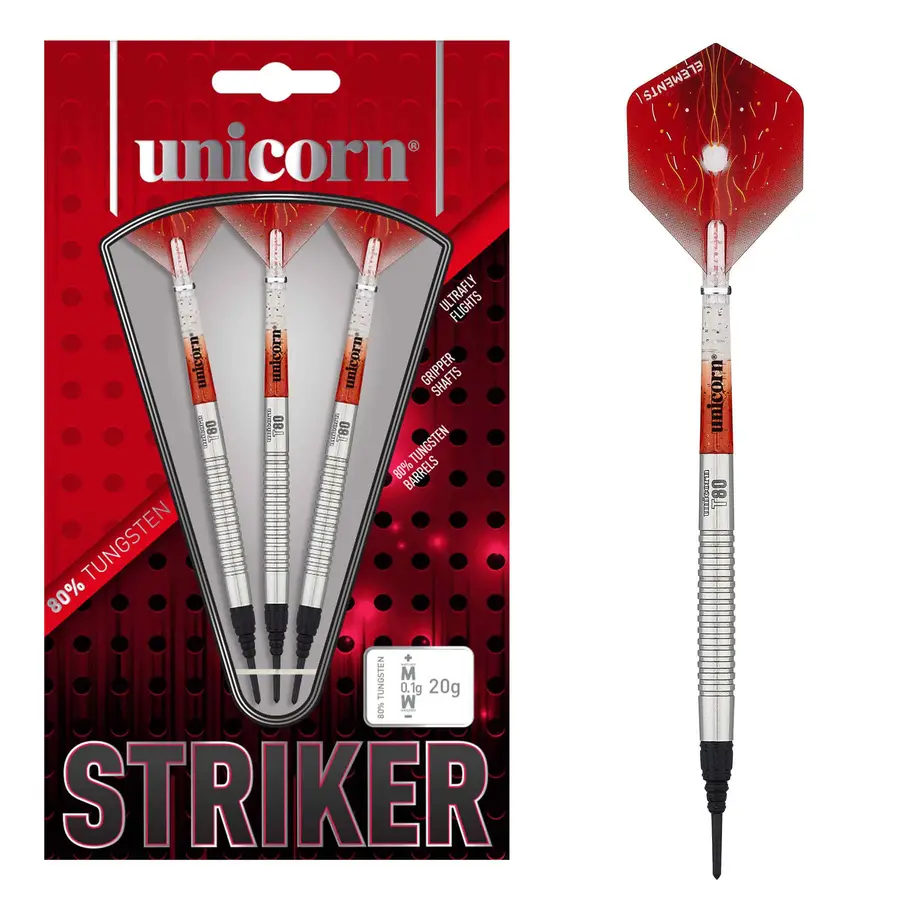 Unicorn Core XL Striker Soft Darts - 20g -- 1 Satz