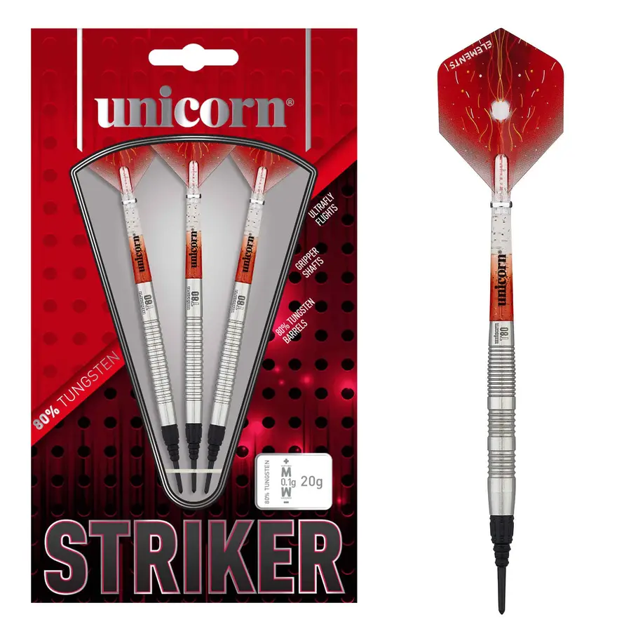 Unicorn Core XL Striker Soft Darts - 21g -- 1 Satz