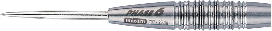 Unicorn Phase 6 Natural Purist Steel Barrels - 26g -- 1 Satz