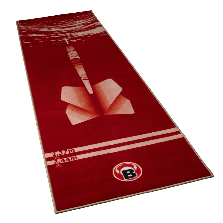 BULL'S Carpet-Mat "180" red -- 1 Stck