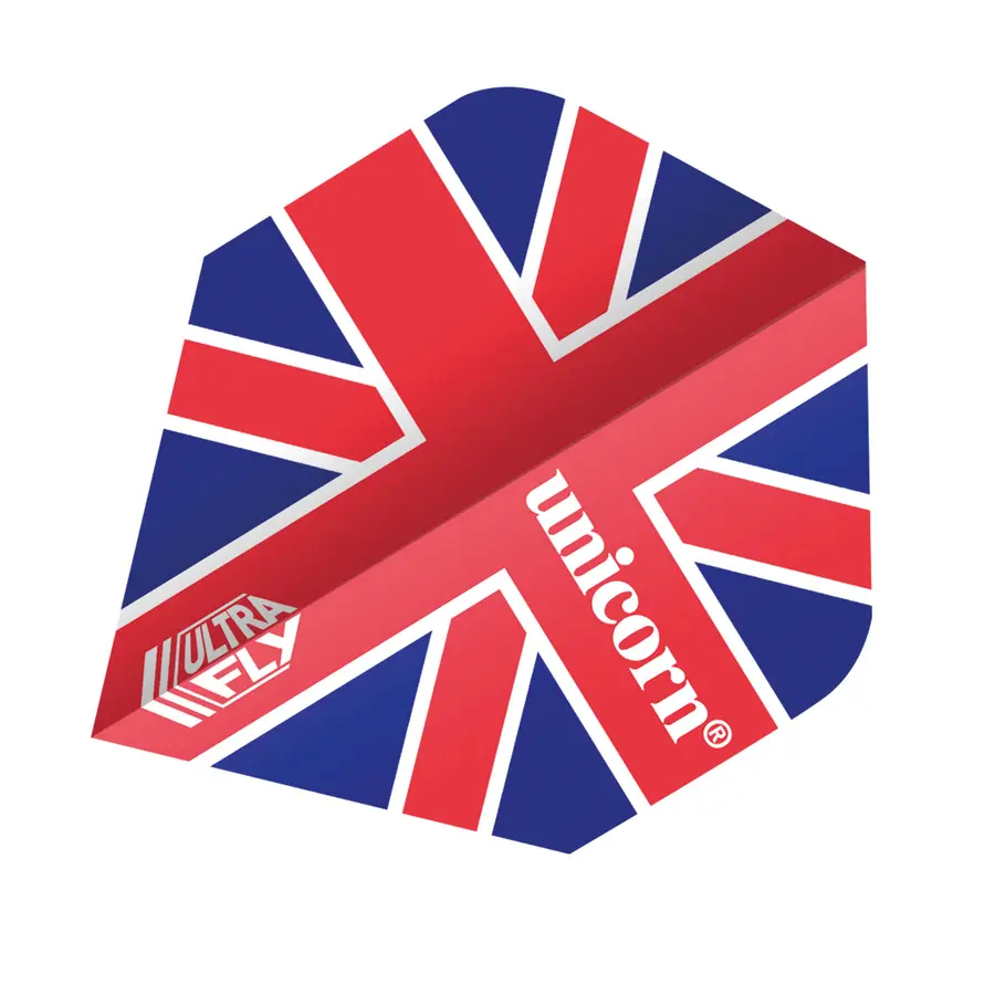 Unicorn Ultra Fly 100 Union Jack Flag Flights - Plus -- 1 Satz