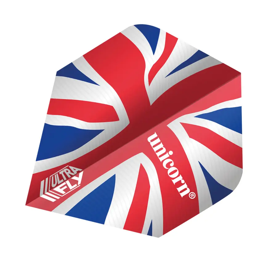 Unicorn Ultra Fly 100 Union Jack Wave Flights - Plus -- 1 Satz