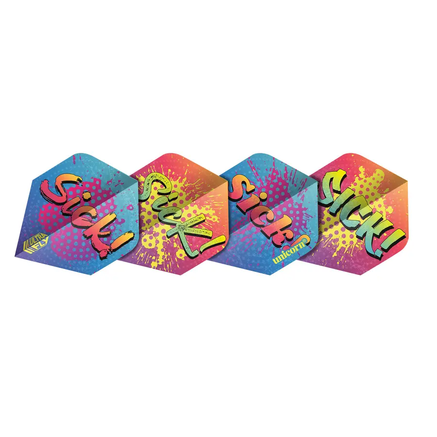 Unicorn Ultra Fly 100 Slang Polyester Flights - Plus -- 1 Satz