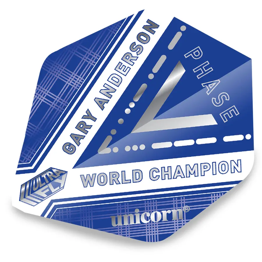 Unicorn Ultra Fly 75 Gary Anderson World Champion Phase 5 Flights - AR 2 -- 1 Satz