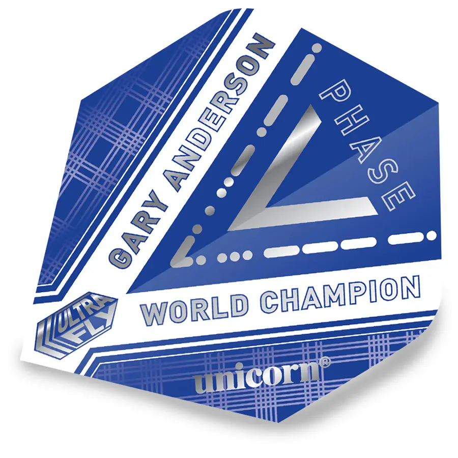 Unicorn Ultra Fly 100 Gary Anderson World Champion Phase 5 Flights - Plus -- 1 Satz