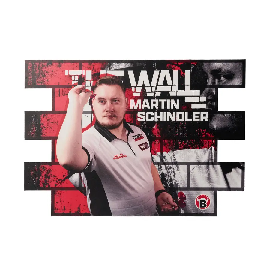 BULL'S Martin Schindler Fankarte groß -- 1 Stck