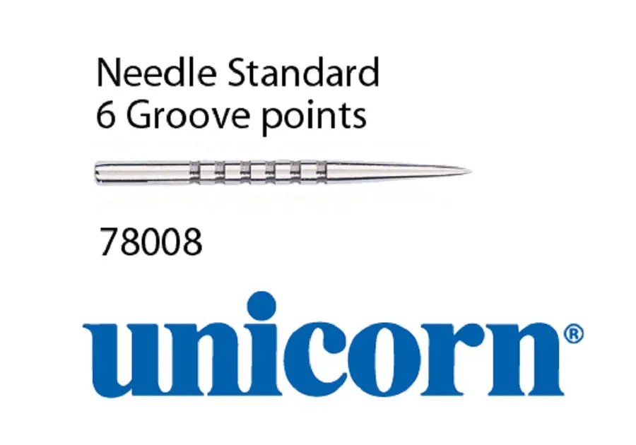 Unicorn Volute Gold Replacement Steel Points -- 1 Satz
