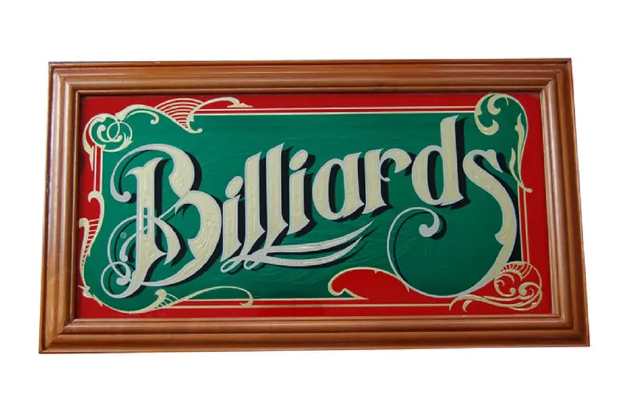 Billard Barspiegel -- 1 Stck