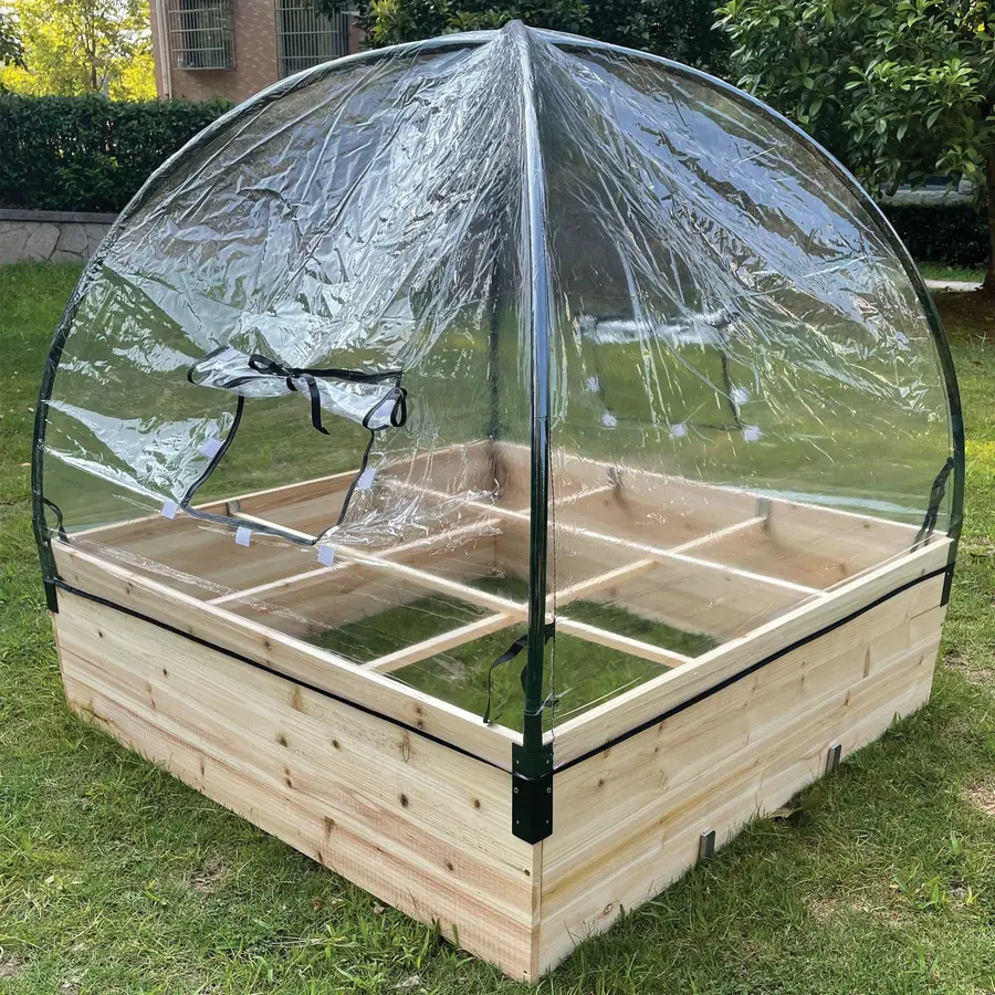 Frühbeet Gewächshaus Treibhaus Pflanztunnel Pflanzbeet P013 von terra-garten®