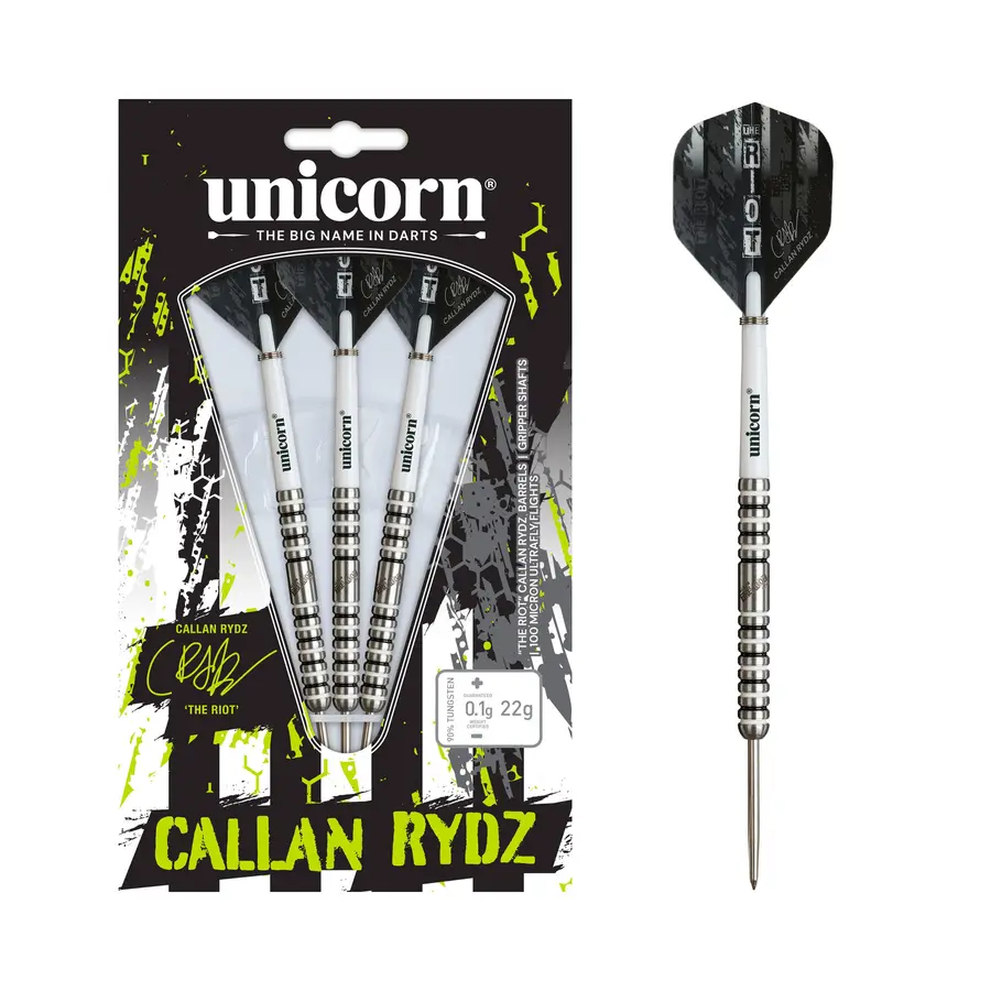 Unicorn Callan Rydz The Riot Steel Darts -- 1 Satz